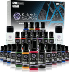 Gaahleri Kaleido Mecha 24-Color Set – Water-Based Acrylic Airbrush Paint Kit for