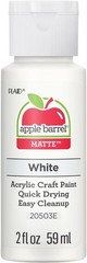 Apple Barrel White Acrylic Craft Paint 20503 – Assorted Color Range, 2 fl oz