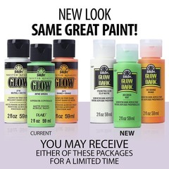 Folkart Glow-in-the-dark Acrylic Paint, 2 Oz., Red Kitchen