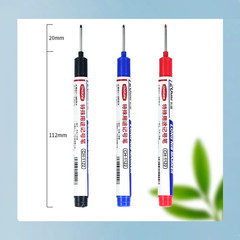 8Pcs/Set 20Mm Deep Hole Long Nib Head Markers for Metal Perforating Pen Waterpro