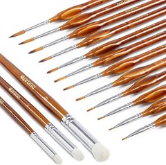 Fine Detailing Brush Set with Premium Bristles – Perfect for Miniatures & Models