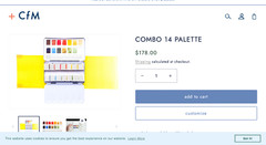 Case For Making Watercolor Paint Palette, excellent condition! Retail $178
