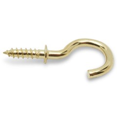 Cup Hooks Screw in 3/4 inch, for Hanging |Woodpeckers