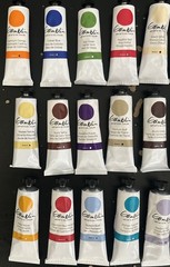 Lot of GAMBLIN ARTISTS OIL COLORS 35 TUBES 37/150 mL. No Duplicates New C62