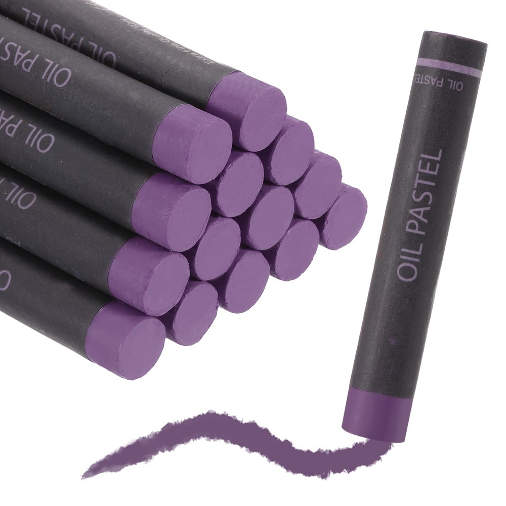 Soft Oil Pastels, Oil Pastel Crayons Blendable(Purple, Pack of 36)
