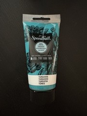 (6) Speedball Water-Soluble Block Printing Inks, 2.5-Ounce (NEW)