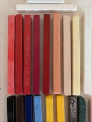 Vintage BEROL PRISMACOLOR ART STIX 18 Pieces Lightly Used Discontinued No Box