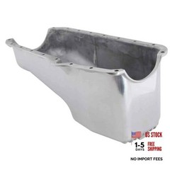 Polished Aluminum Stock Oil Pan for Small Block Chevy – Model R8442