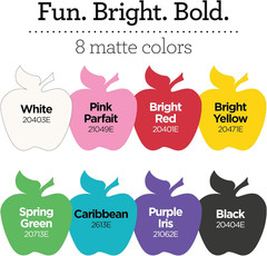 Acrylic Craft Paint Set, Matte Finish, Set of 8, 8 Fl Oz (Pack of 8), Assorted