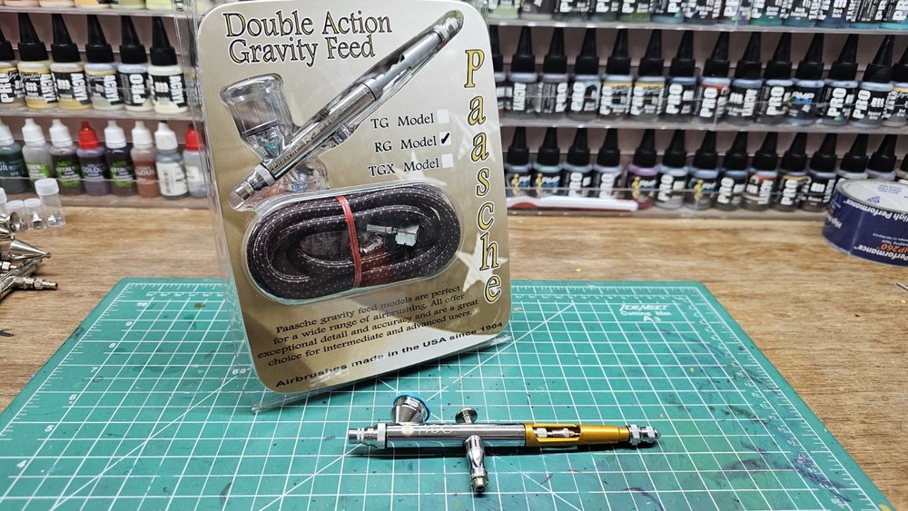 Lot Of Two Paasche Raptor Airbrushes Complete Kit 3-in-1