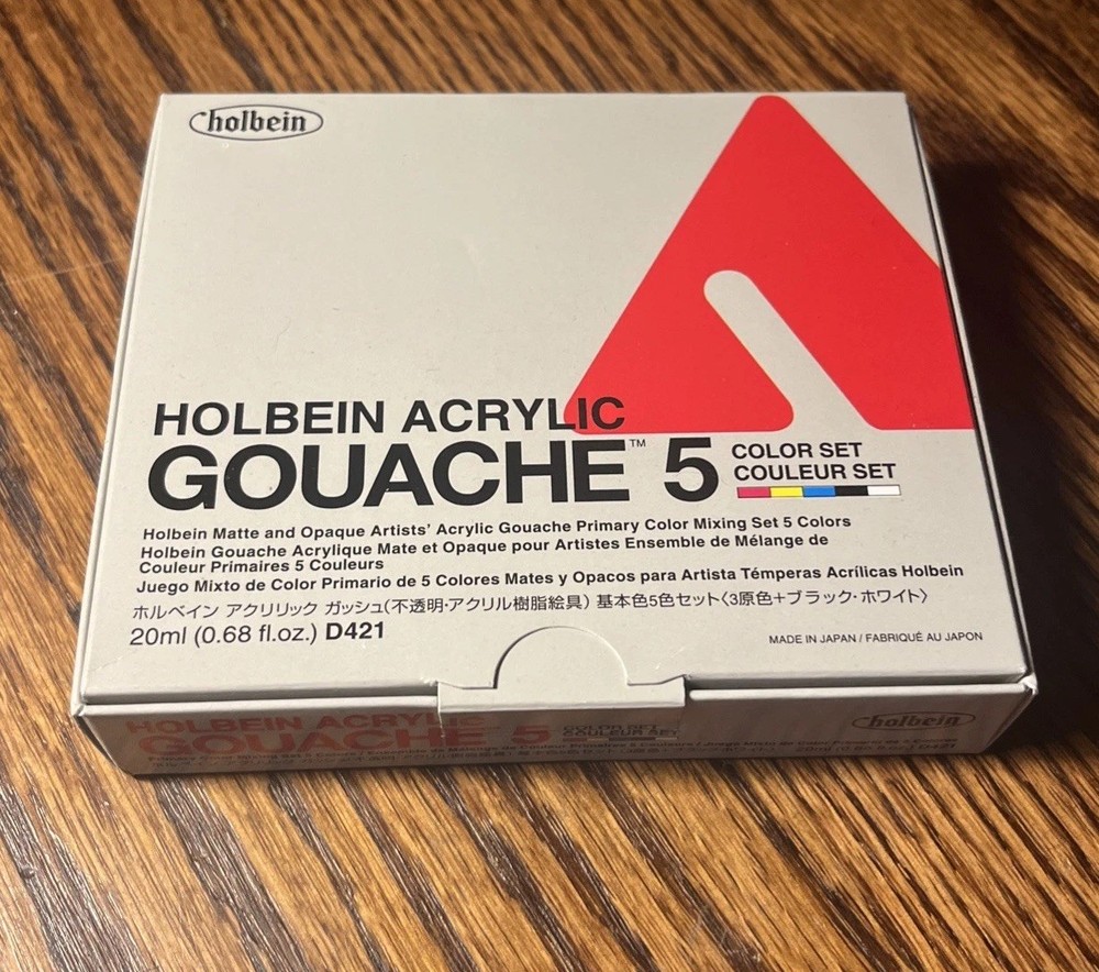HOLBEIN ACRYLIC GOUACHE 5 COLOR SET A 20ml D991