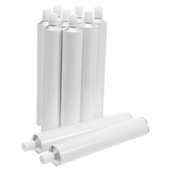 10 Pcs Aluminum Air Pipe Empty Craft Paint Tubes Acrylic Storage