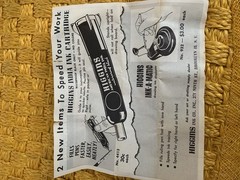 Higgins American India Ink Waterproof Black No. 4415 includes VINTAGE ad