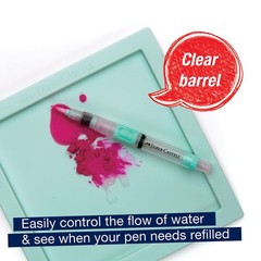Faber-Castell Design Memory Craft FBR770306 mm Deluxe Water Brush, Clea