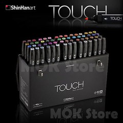 ShinHan Art Touch Twin Marker Set A Twin tips – 60Colors Set A Dual Point Marker