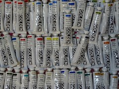 damaged Golden Heavy Body Acrylic Paint, 2 oz., various colors