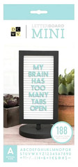 NIB Mini Letterboard on stand with 188 Characters Letter Board wood frame