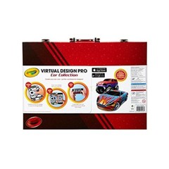Crayola Virtual Design Pro-Cars Set, 04-1922 Travel Kit Kids New, Free Shipping