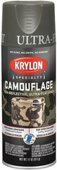 Krylon Camouflage Spray Paint – Ultra Flat Olive, 11 oz. | Chip Resistant Finish