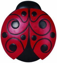 Spoontiques Ladybug Stepping Stone Decorative Multicolor 8 Inch Standard Garden
