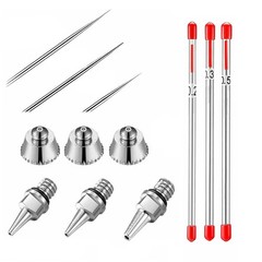 1 Set Stainless Steel Airbrush Nozzle Needle Parts for Airbrushes Spray Gun
