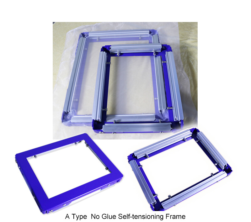 Screen Printing Self-tension Frame Manual Stretcher Recyclable Tool 4 Size