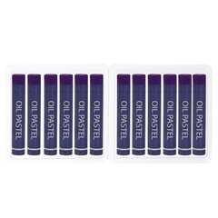 Purple Oil Pastels, 12Pcs Soft Oil Crayons Creamy Pastels Stick Art