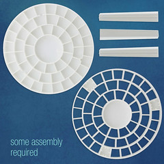 Plastic Artist round 50 Hole Paint Brush Holder and Organizer – Rack Holds Paint