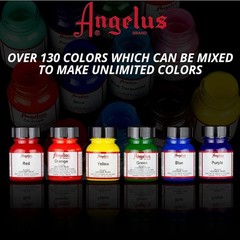 White Acrylic Leather Paint – 1 oz, Water-Based & Quick-Drying for DIY Projects