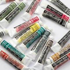 GRUMBACHER ACADEMY Watercolor Paints 7.5ml – Multiple colors, sold by the tube