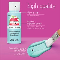 , Acrylic Paint Set, 16 pc – 2 oz Bottles, Pastel Perfection, Perfect for DIY…