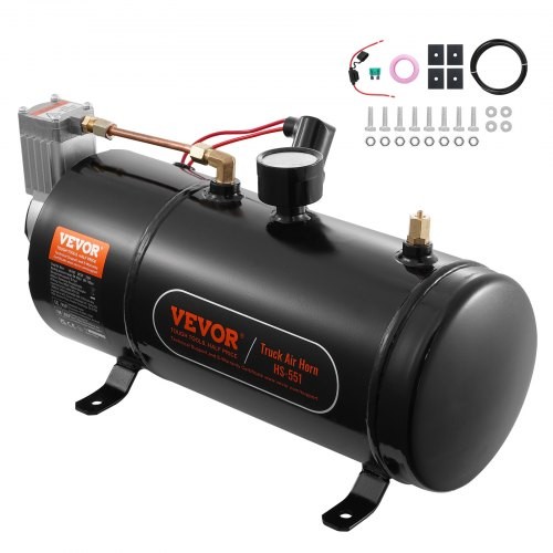 12V Air Compressor with Tank 0.8 Gallon/3 L, Train Horn Air Compressor, 120 …