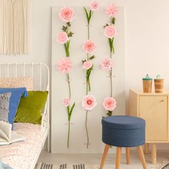 28 Pcs Paper Flowers Template Kit DIY Flower as pictures show