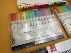 Huge Marker Pen Lot KingArt Zebra Mildliner Staedtler Art Drawing Supplies