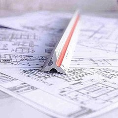 Triangular Engineering Scale Aluminum Ruler Engineer Ruler,
