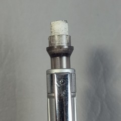 BIC Quantech Mechanical Lead Pencil 0.7 Silver Metal Discontinued RARE