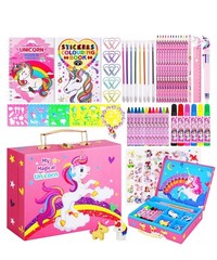 Art Supplies for Kids,66PCS Drawing Kits with Unicorn Storage Case for Girls …