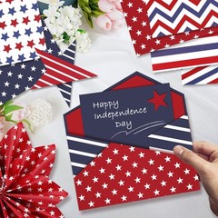 Konsait 36 sheets Patriotic Origami Paper 6×6, Red White and red, white, blue