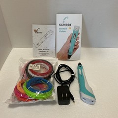 SCRIB3D 3D Printing Pen Bundle Includes 12-Color Filament Pack&Power Adapter GUC