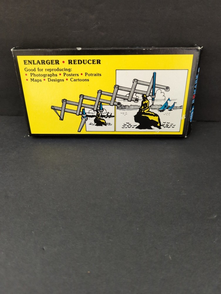 Vintage Edmark Pantograph Enlarger Reducer With Instructions New In Original Box