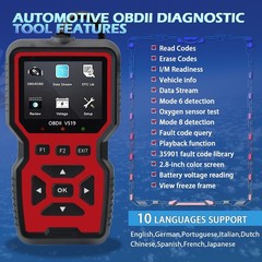 2025 New OBD2 Scanner Diagnostic Tool – Check Engine Light Code Reader with R…