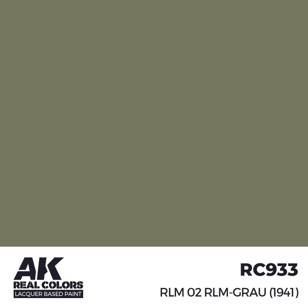 AK-RC933 AK Interactive Real Colors RLM 02 RLM-GRAU (1941) 17 ml.