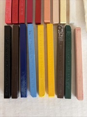 Vintage BEROL PRISMACOLOR ART STIX 18 Pieces Lightly Used Discontinued No Box