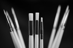 Ghost Miniature Paint Brush Set 8 Detail Paintbrushes & 3 Dry Brushes