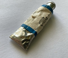 Vintage Winsor & Newton MANGANESE BLUE metal water color paint tube