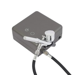 Airbrushing Tool Kit High Pressure Air Brush Tools With Air Compressor Gray
