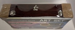 Sunnyglade 145 Piece Deluxe Art Set, Wooden Art Box & Drawing Kit. New-Sealed.