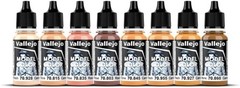 Realistic Skin Tones Acrylic Paint Set | 8 Bottles x 18ml | Fine Arts Quality