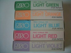 New! Print Gocco Hi mesh HM INK Paper / Light Pastel color