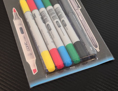 Copic Ciao 5 Marker Bright Set + Copic Multiliner 0.3mm Fineliner Pen#22075-550